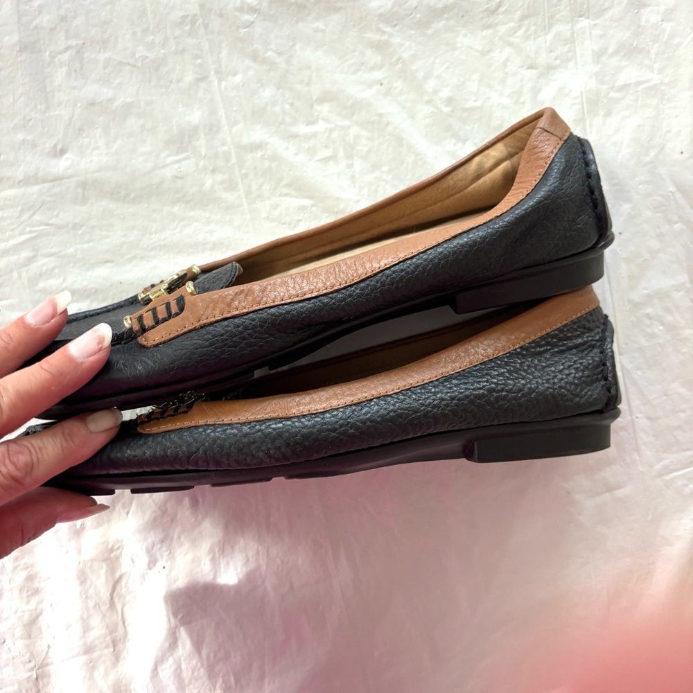 Aerosoles Nuwlywed black leather Loafers SZ 9.5 M Worn 2X Indoors - Picture 3 of 12